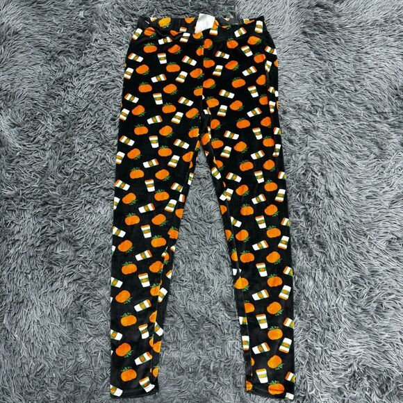 Serra Pumpkin Latte Pajama Leggings Size Large - Picture 1 of 7